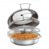 Chafing Dish painduv ümmargune kaanega - 6,2 L - Bartscher