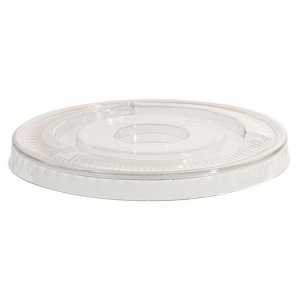 Kaas läbipaistvale plastikust potile - 250 ml - komplektis 50 tk
