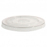 Kaas läbipaistvale plastikust potile - 250 ml - komplektis 50 tk