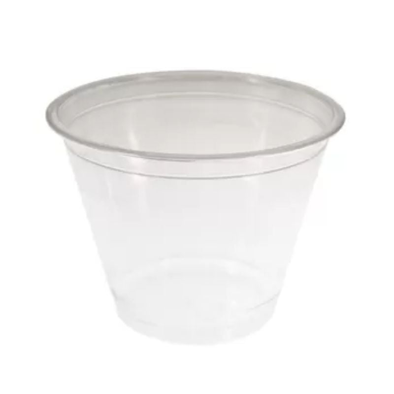 Läbipaistev plastpott - 270 ml - Komplekt 50
