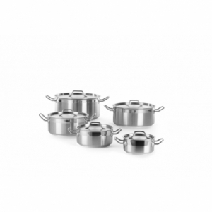 Faitout avec Couvercle Profi Line 20 cm - Marque HENDI - Fourniresto