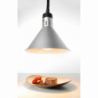 Adjustable Silver Conical Heat Lamp - HENDI