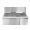 Saladette 3 ust 380L - Bränd HENDI - Fourniresto