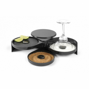 Dekoraator Klaasi Serv - 3 Taset + Hendi