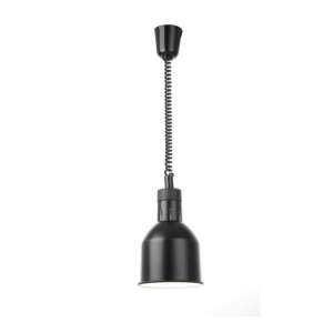Lampe Chauffante Cylindrique Noire Réglable - HENDI