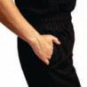Köögipüksid Easyfit Must Tefloniga - Suurus S - Whites Chefs Clothing - Fourniresto