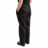 Köögipüksid Easyfit Must Tefloniga - Suurus S - Whites Chefs Clothing - Fourniresto
