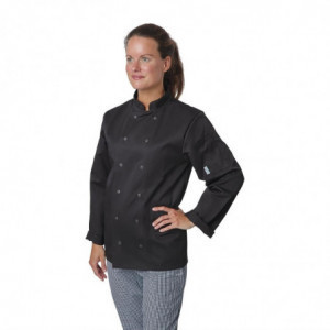Kokandusvest musta värvi pikkade varrukatega Vegas - suurus XXL - Whites Chefs Clothing