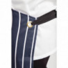 Põlle esitaskuga triibuline sinine ja valge 965 x 710 mm - Whites Chefs Clothing - Fourniresto