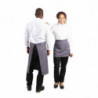 Serveerija hall antratsiitpolüesterpuuvillast esiliist 1000 x 700 mm - Whites Chefs Clothing - Fourniresto