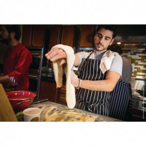 Mustvalgete triipudega premium-kvaliteediga põll - Chef Works - Fourniresto
