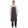Mustvalgete triipudega premium-kvaliteediga põll - Chef Works - Fourniresto