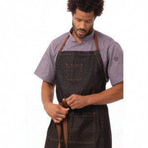 Põlle must Urban Memphis 890 x 1005 mm - Chef Works - Fourniresto