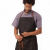 Põlle must Urban Memphis 890 x 1005 mm - Chef Works - Fourniresto