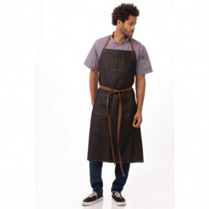 Põlle must Urban Memphis 890 x 1005 mm - Chef Works - Fourniresto