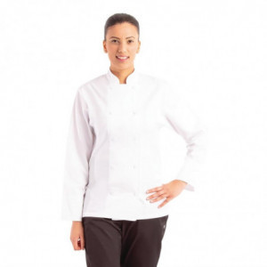 Kokandusvest valge pikkade varrukatega Calgary - suurus XL - Chef Works - Fourniresto