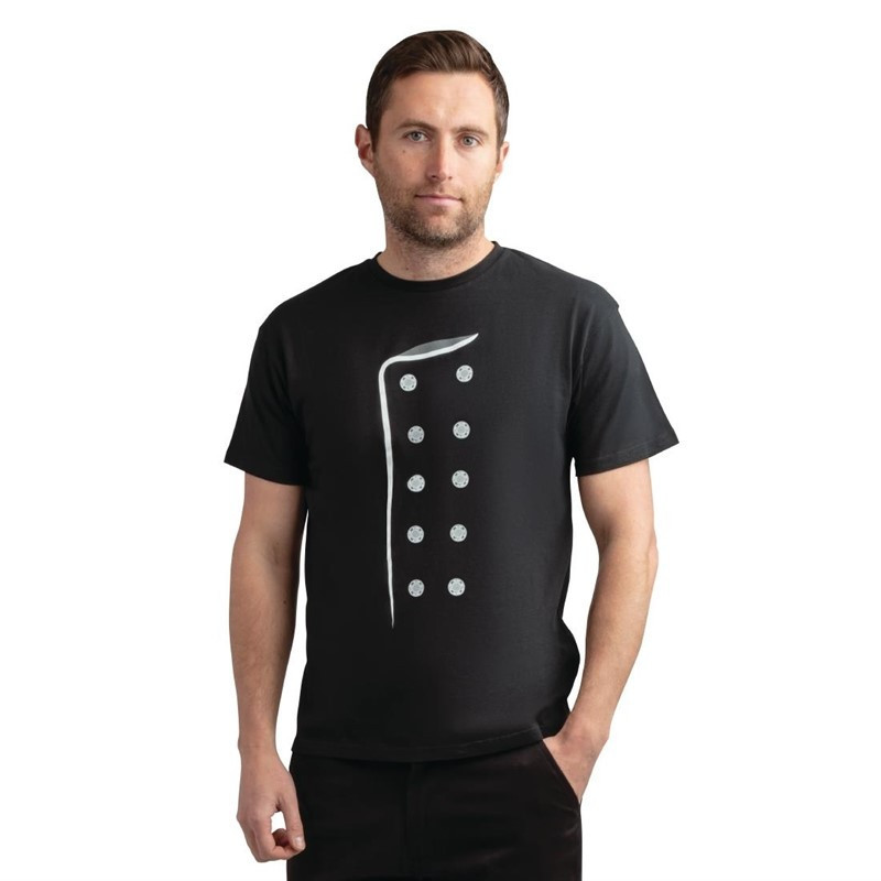 Tshirt Noir Imprimé - Taille XL - FourniResto - Fourniresto Tshirt Noir Imprimé - Taille XL - FourniResto - Fourniresto