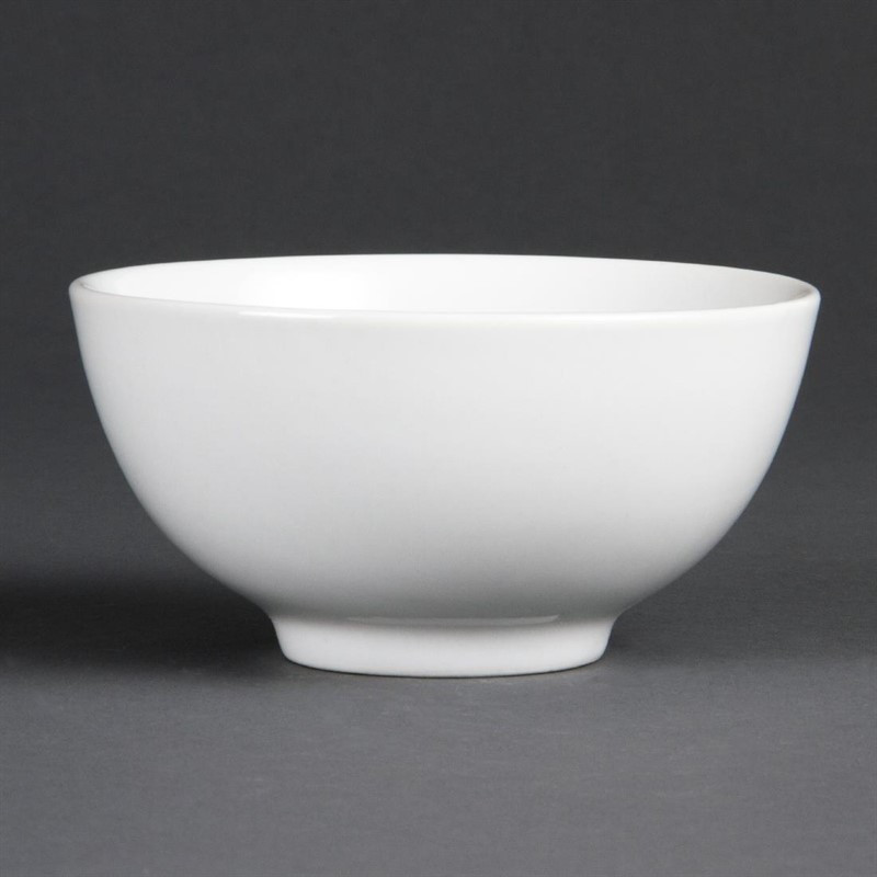 Bol À Riz Blanc 130 Mm - Lot De 12 - Olympia - Fourniresto
