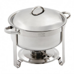 Koos Chafing Dish Vienna roostevabast terasest 7,5 L - Olympia - Fourniresto