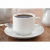 Valge virnastatav teetass Whiteware 200 ml Ø 80 mm - Komplekt 12 - Olympia - Fourniresto Valge virnastatav teetass Whiteware 200 ml Ø 80 mm - Komplekt 12 - Olympia - Fourniresto