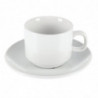 Valge virnastatav teetass Whiteware 200 ml Ø 80 mm - Komplekt 12 - Olympia - Fourniresto Valge virnastatav teetass Whiteware 200 ml Ø 80 mm - Komplekt 12 - Olympia - Fourniresto