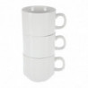 Valge virnastatav teetass Whiteware 200 ml Ø 80 mm - Komplekt 12 - Olympia - Fourniresto Valge virnastatav teetass Whiteware 200 ml Ø 80 mm - Komplekt 12 - Olympia - Fourniresto