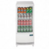 Valge positiivne jahutusvitrine 2 kumerat ust 86 L - Polar