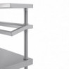 Roostevabast terasest ettevalmistuslaud koos GN-kaanega 1200 x 600 mm - Vogue - Fourniresto
