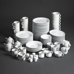 Wide Rim Plate - Ø 165 mm - Set of 12 - Olympia