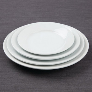 Lai serva taldrik - Ø 165 mm - Komplekt 12 - Olympia