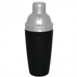 Shaker Kokteilile 3-osaline Must 700 ml - Olympia - Fourniresto