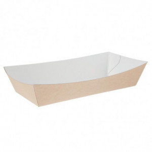 Väike komposteeritav kraftpaberist toidukarp 87 x 124 mm - 500 tk komplektis - Colpac - Fourniresto