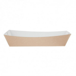 Väike komposteeritav kraftpaberist toidukarp 87 x 124 mm - 500 tk komplektis - Colpac - Fourniresto