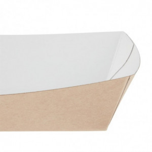 Väike komposteeritav kraftpaberist toidukarp 87 x 124 mm - 500 tk komplektis - Colpac - Fourniresto