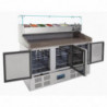 Pitsa ettevalmistuslett 3 ustega 368 L - Polar - Fourniresto