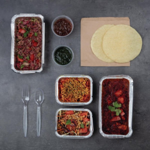 Väike pruun paberkott - 1000 tk komplektis - Fiesta - Fourniresto