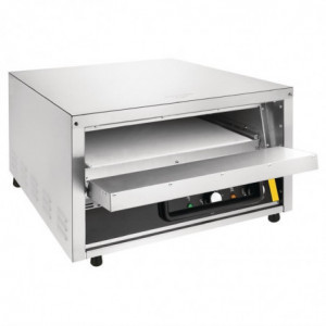 Pizzaahi 45 cm kiviga - 2000 W - Buffalo
