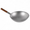 Wok terasest poolkerakujulise põhjaga Londonwok Ø 38 cm - FourniResto - Fourniresto