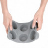 Plastikust painduv 6 muffini vorm - Vogue - Fourniresto