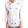 Kokandusvest Chicago pikkade varrukatega valge M suurus - Whites Chefs Clothing - Fourniresto