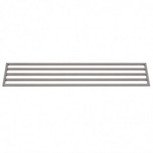 Ajourdatud seinariiul roostevabast terasest - L 1800 x 400mm - Gastro M