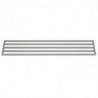 Ajourdatud seinariiul roostevabast terasest - L 1800 x 400mm - Gastro M