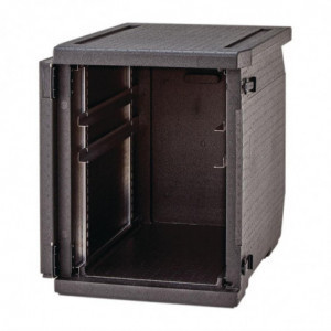 Esipaneeliga Epp eeslaadimiskonteiner reguleeritavate liuguritega - 155 L - Cambro