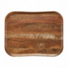 Plastikust tammepuidu imitatsiooniga Century plateau - 360 x 460mm - Cambro - Fourniresto