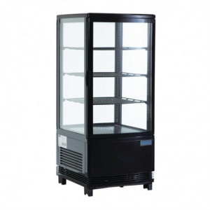 Must positiivne jahutusvitrine C-seeria - 68 L - Polar