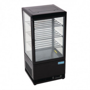Must positiivne jahutusvitrine C-seeria - 68 L - Polar