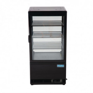 Must positiivne jahutusvitrine C-seeria - 68 L - Polar