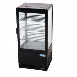Must positiivne jahutusvitrine C-seeria - 68 L - Polar