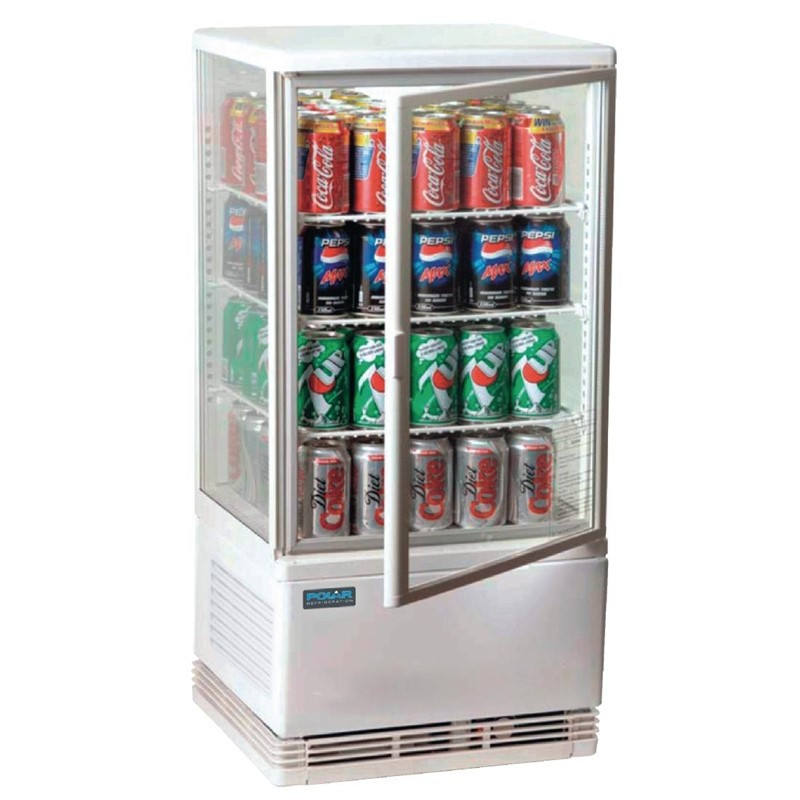 White Refrigerated Display Case Series C - 68 L - Polar White Refrigerated Display Case Series C - 68 L - Polar