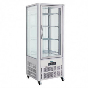Vitrine küpsetistele roostevabast terasest 1 klaasuksega seeria G - 400L - Polar - Fourniresto